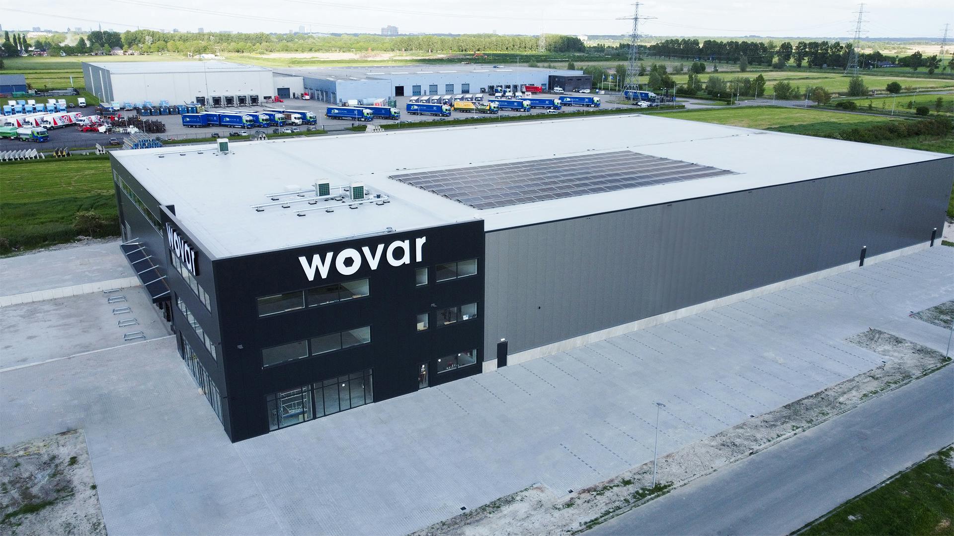 Wovar pand met zonnepanelen